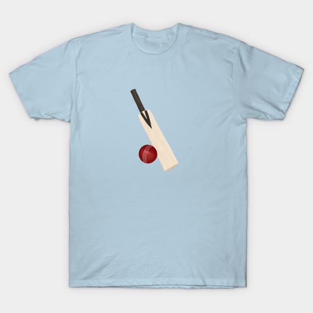 Cricket Watercolour Pattern T-Shirt by Emsimonsen